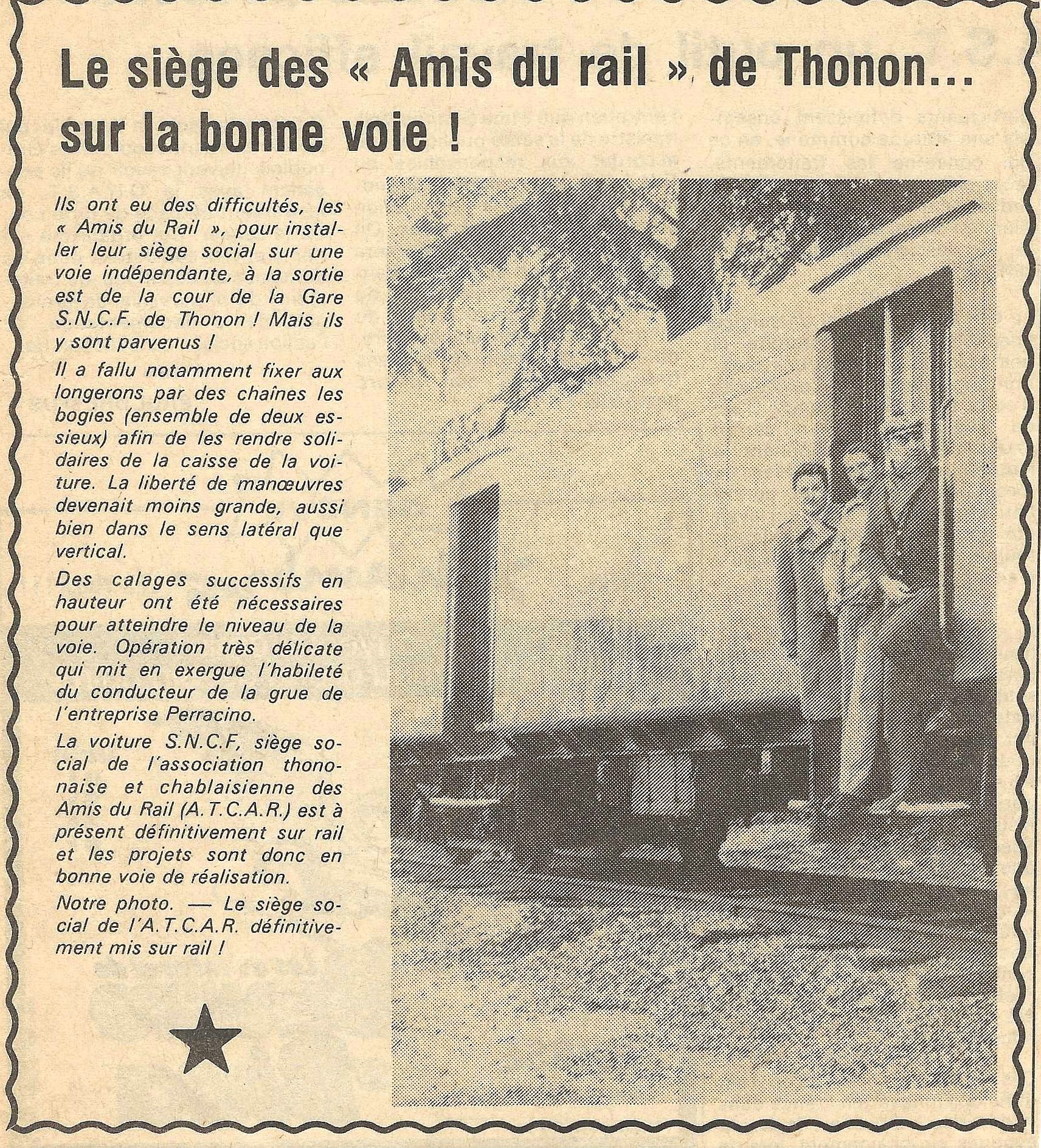 Photo historique ATCAR